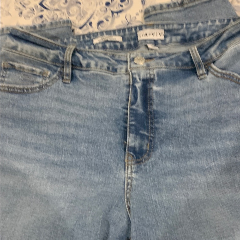 Ava & Viv High Rise Light Blue Jeans